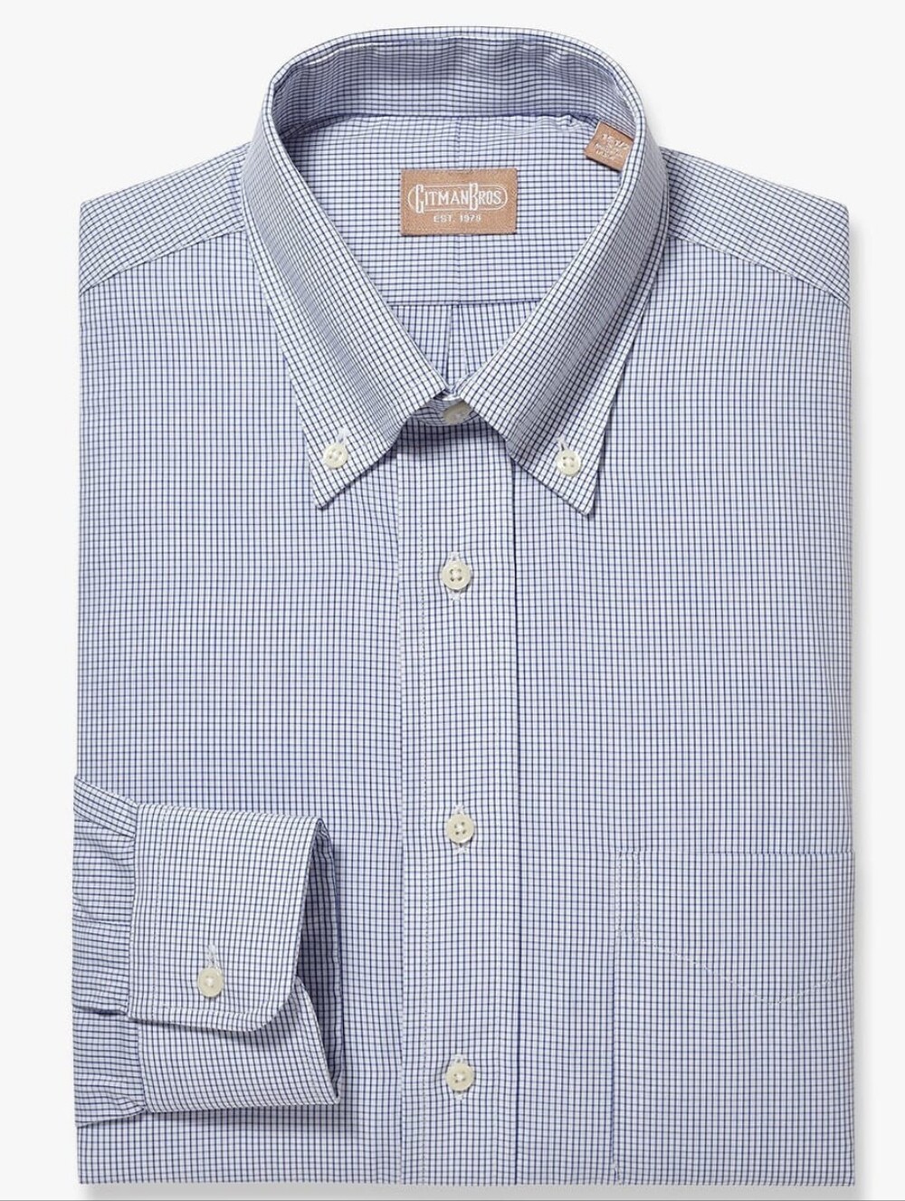 Gitmanbross Button Down Graph Check Navy